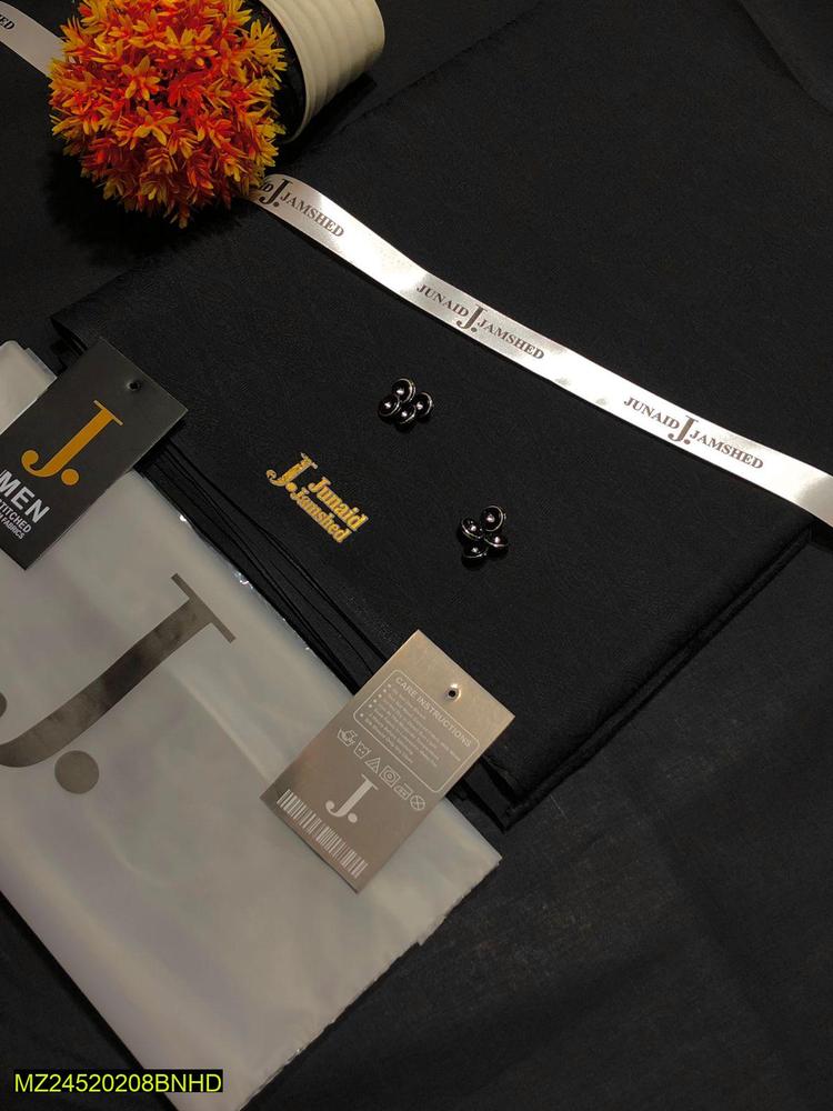 Men’s Unstitched Paper Cotton Self Print Suit – Summer Collection