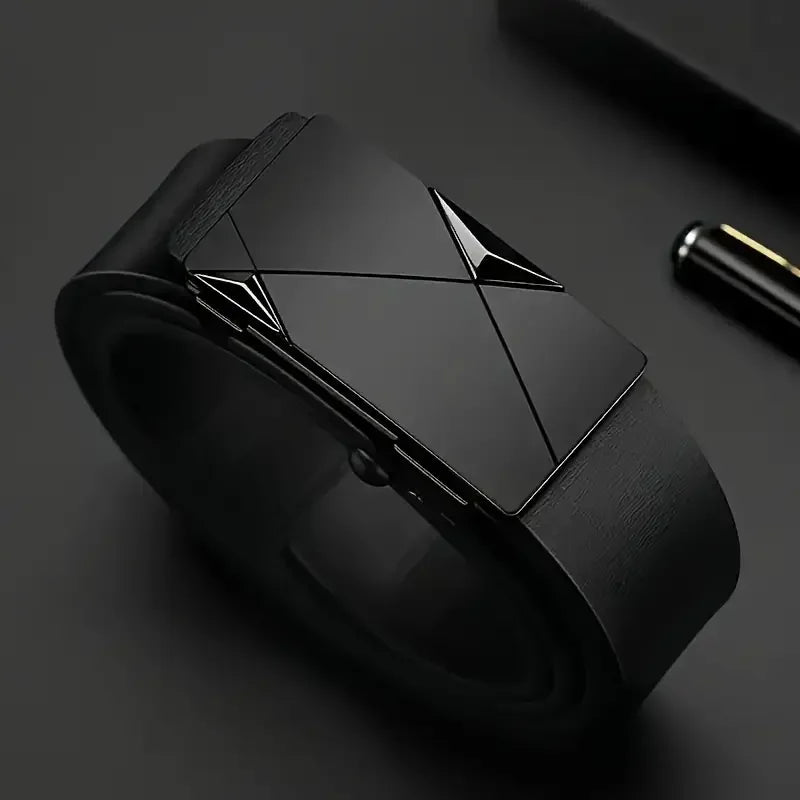 Stylish Men's PU Leather Belt - Fashion Belts for Daily Life, Leisure, Party, Festival, Work, and Business Automatic Buckle - Nextwave Zone