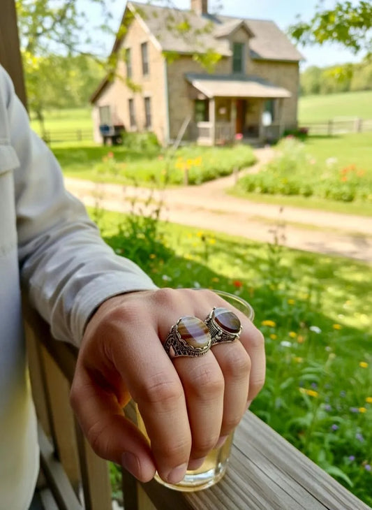 Turkish Design Men's Silver Plated Ring