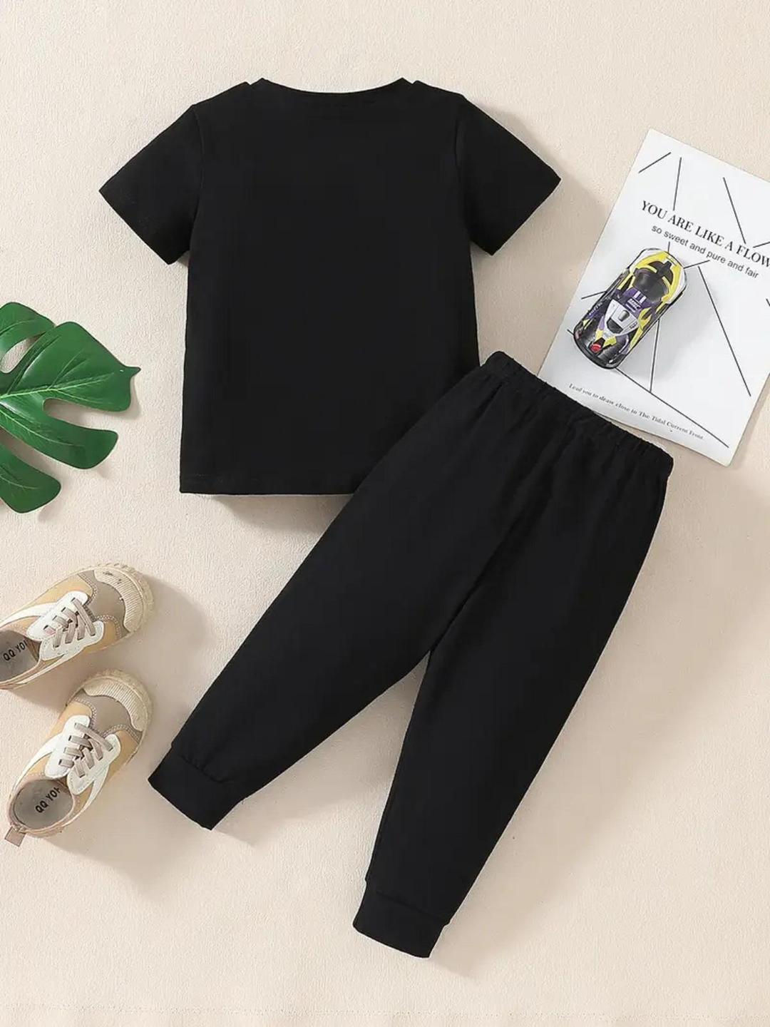 Stylish Printed Cotton Tracksuit for Kids – 2 Pcs Set (Shirt & Trouser) | Soft, Breathable & Trendy | Ages 3–12 Years