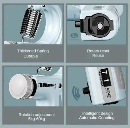 Adjustable Hand Gripper – 60Kg Strength Trainer for Gym & Home