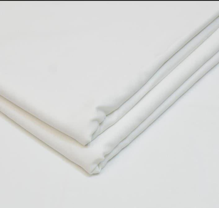 Men’s Unstitched Wash And Wear Plain Suit – All Season White