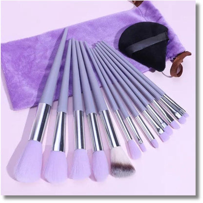 13 Pcs Professional Makeup Brushes Set – Perfect for Practice, Blending & Contouring