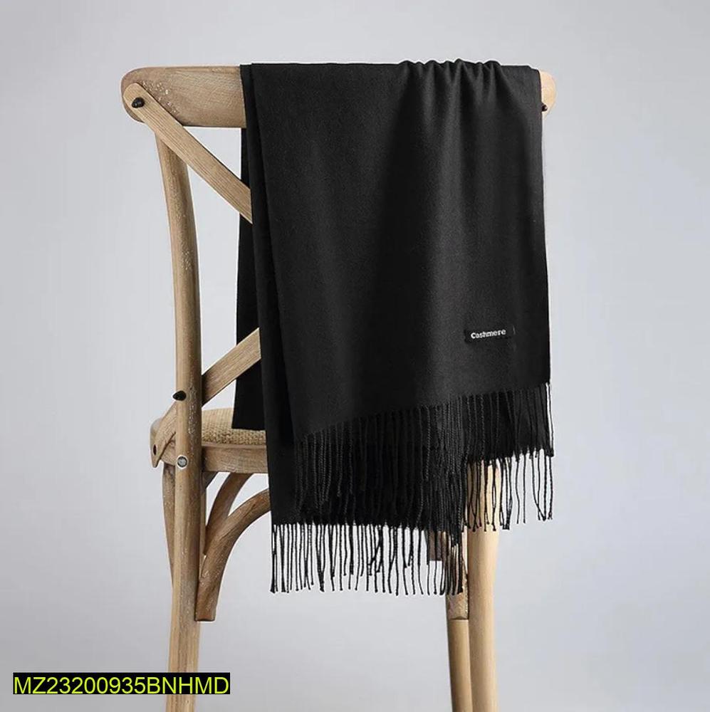 Women’s Woolen Plain Shawl – Soft & Warm Winter Wrap for Everyday Use (2.5 Gazz) - Nextwave Zone