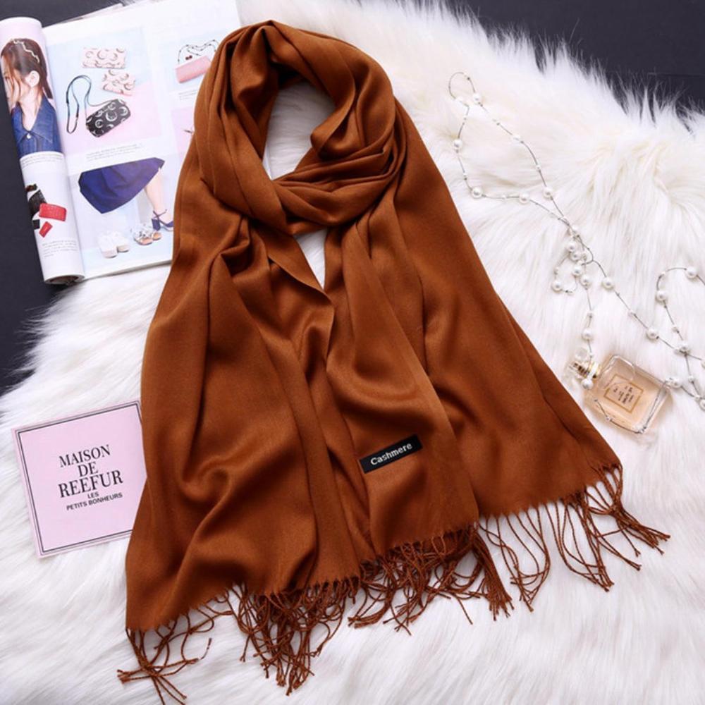 Women’s Wool Plain Shawl – Soft Winter Wrap for Everyday Elegance (2.5 Gazz) - Nextwave Zone