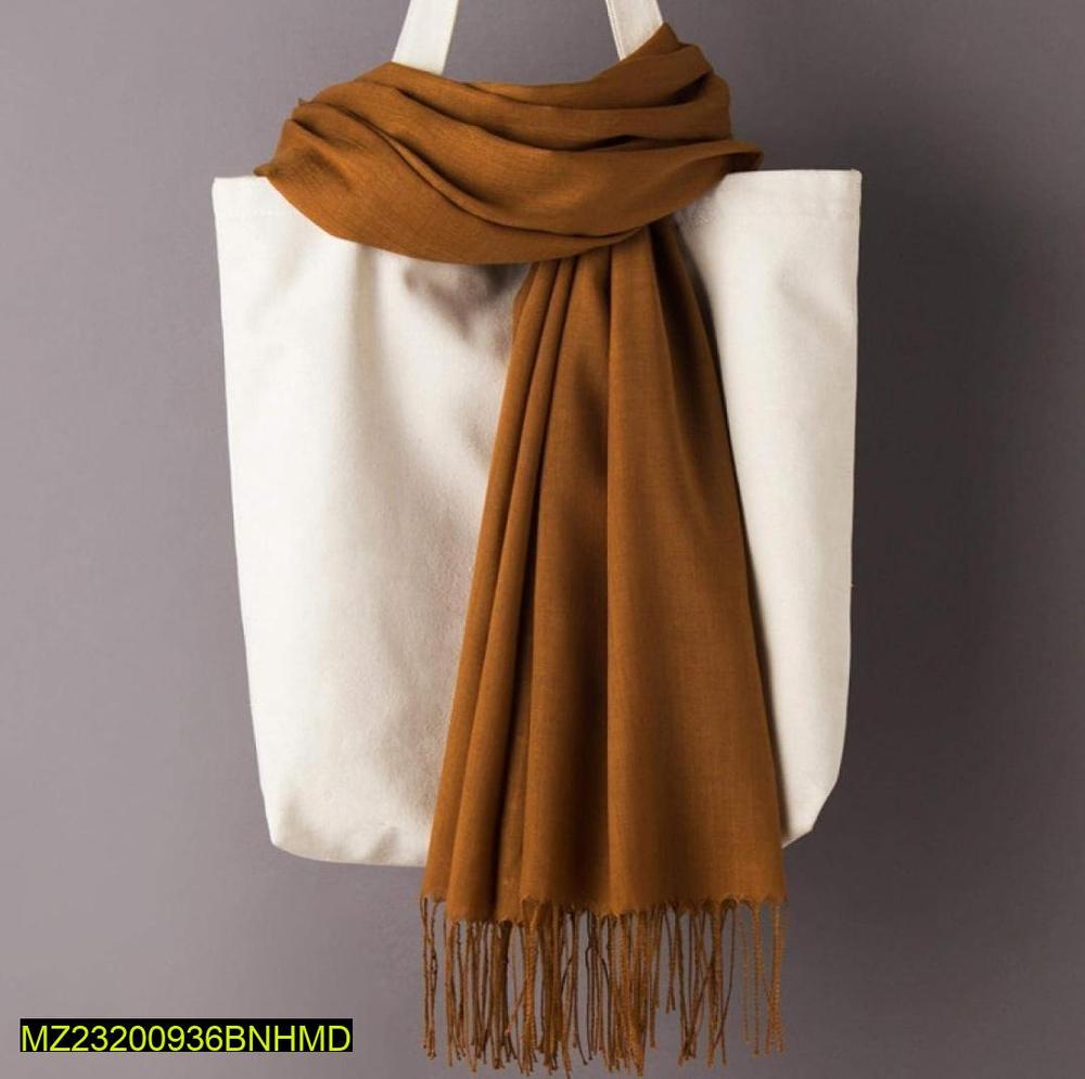 Women’s Wool Plain Shawl – Soft Winter Wrap for Everyday Elegance (2.5 Gazz) - Nextwave Zone