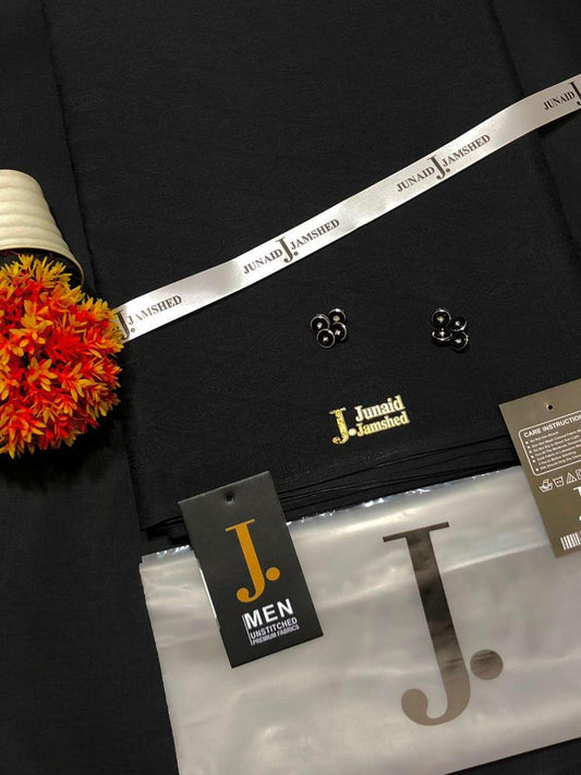 Men’s Unstitched Paper Cotton Self Print Suit – Summer Collection