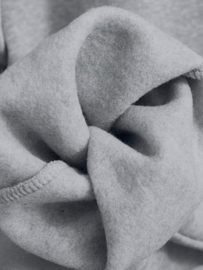 Men’s Fleece Zipper Track Suit – 2 Pcs Warm Winter Outfit | Plain Ban Collar Tracksuit