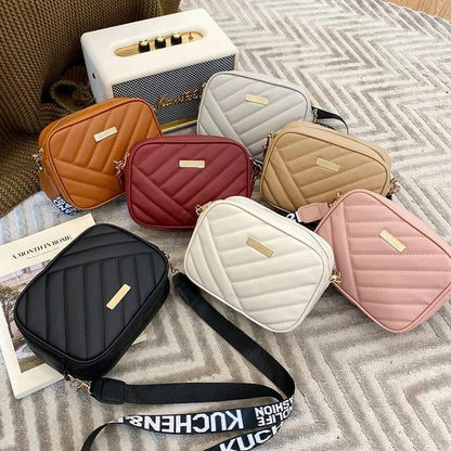 Trendy Multicolor PU Leather Crossbody Bag for Girls – Stylish, Compact & Durable | Free Delivery