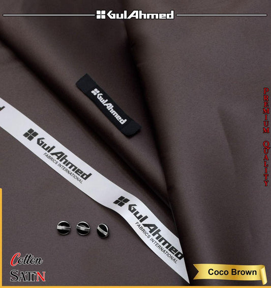 Men’s Unstitched Cotton Sotton Plain Suit – All Season Fabric