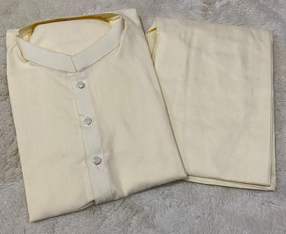 Men’s Wash & Wear Plain Black Suit – 1 Pc Masterpiece