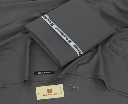 Men’s Unstitched Wash & Wear Plain Suit – Royal Swiss by Gul Ahmad