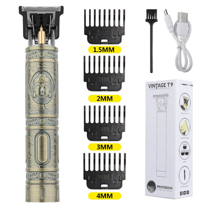Retro T9 Original Haircutting Machine Set Jackets Trimmer Men's Electric Shaver Male Lence Pro Barber Shaver for Sensitive Areas - Nextwave Zone