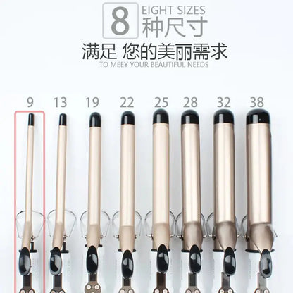 Hair Curlers Waves Electric Professional Ceramic Hair Curler Lcd Curling Iron Roller Curls Wand Waver Fashion Styling Tools - Nextwave Zone