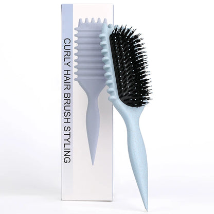 Salon Styling Curly Hair Styling Brush Curl Hair Brush for Combing and Shaping Men's and Women's Curls Reduce Pulling Tools - Nextwave Zone