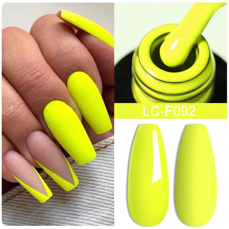 LILYCUTE Pink Purple Color Gel Nail Polish Spring Summer Semi Permanent For Manicure Soak Off Nail Art Gel Varnish - Nextwave Zone