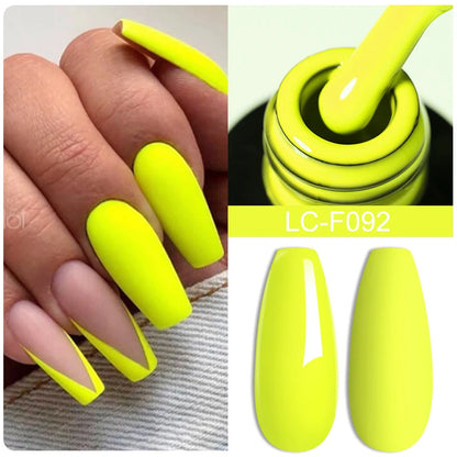 LILYCUTE Pink Purple Color Gel Nail Polish Spring Summer Semi Permanent For Manicure Soak Off Nail Art Gel Varnish - Nextwave Zone