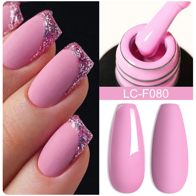 LILYCUTE Pink Purple Color Gel Nail Polish Spring Summer Semi Permanent For Manicure Soak Off Nail Art Gel Varnish - Nextwave Zone