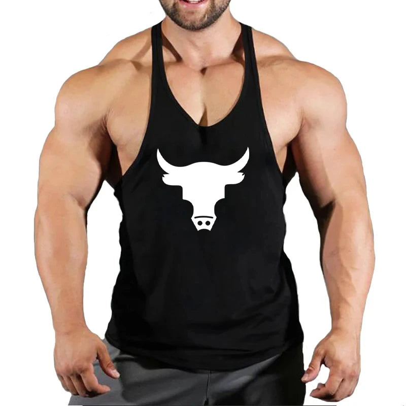 Gym Shirt Gyms Man Workout Bodybuilding Men Sportswear Men's Clothes Tank Top Vest Clothing Muscle Singlet Fitness Undershirt - Nextwave Zone
