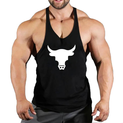 Gym Shirt Gyms Man Workout Bodybuilding Men Sportswear Men's Clothes Tank Top Vest Clothing Muscle Singlet Fitness Undershirt - Nextwave Zone