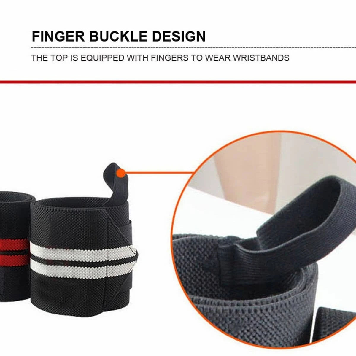 1 pair of bandage wrapped wristbands for professional use in weightlifting and gym training - Nextwave Zone