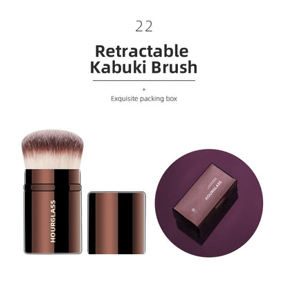 Hourglass Makeup Brushes Powder Foundation Concealer Blusher Bronzer Eye Shadow Eyebrow Eyeliner Sculpting Brush - Nextwave Zone