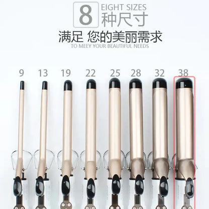 Hair Curlers Waves Electric Professional Ceramic Hair Curler Lcd Curling Iron Roller Curls Wand Waver Fashion Styling Tools - Nextwave Zone