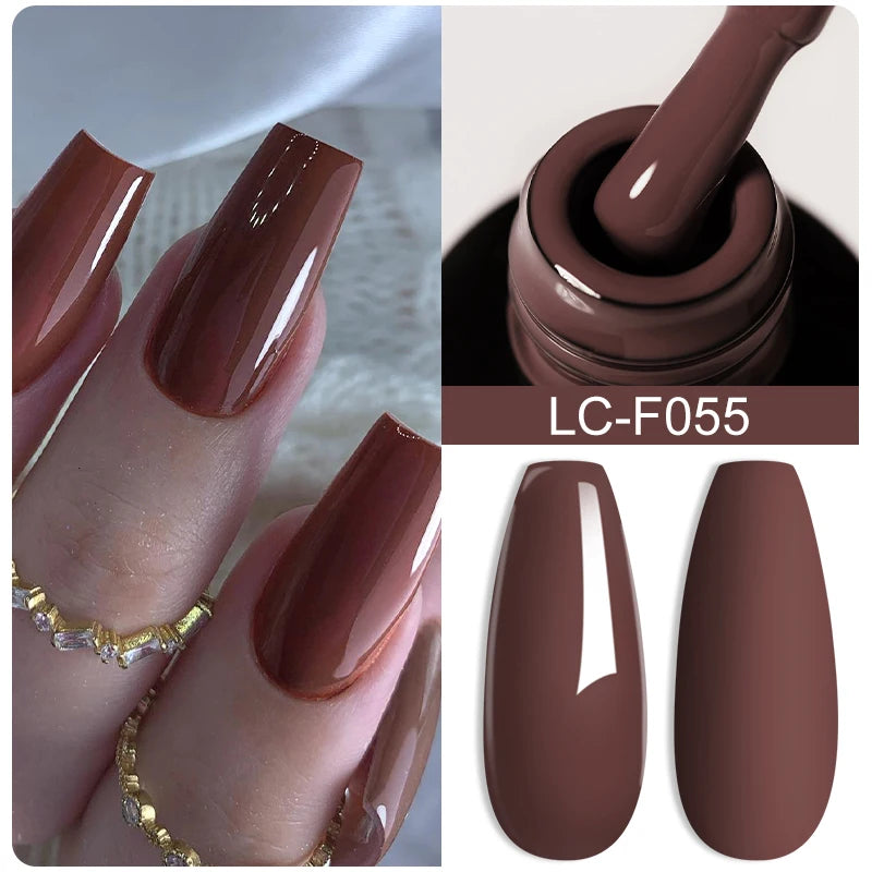 LILYCUTE Pink Purple Color Gel Nail Polish Spring Summer Semi Permanent For Manicure Soak Off Nail Art Gel Varnish - Nextwave Zone