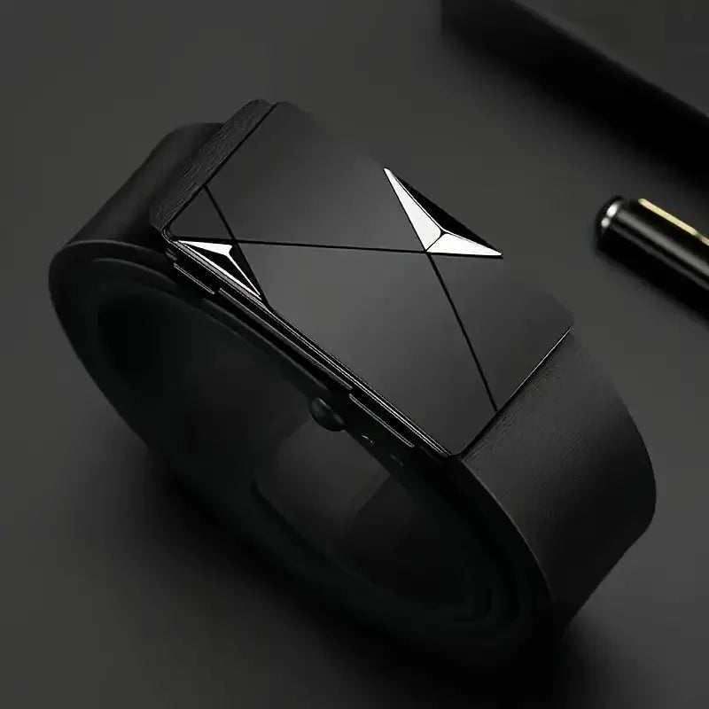 Stylish Men's PU Leather Belt - Fashion Belts for Daily Life, Leisure, Party, Festival, Work, and Business Automatic Buckle - Nextwave Zone