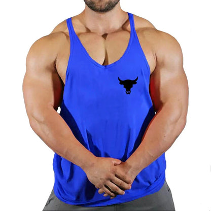 Gym Shirt Gyms Man Workout Bodybuilding Men Sportswear Men's Clothes Tank Top Vest Clothing Muscle Singlet Fitness Undershirt - Nextwave Zone