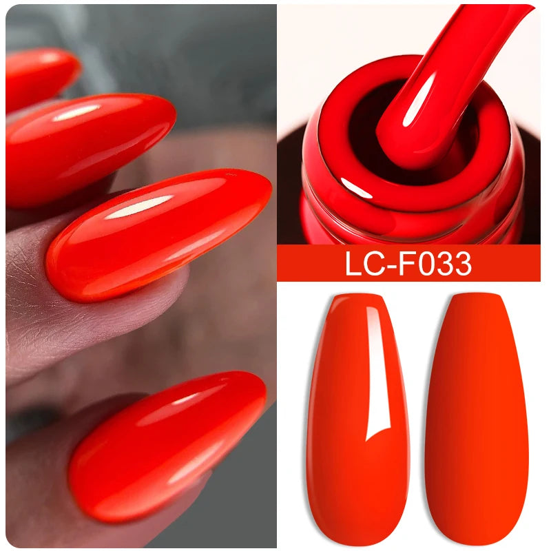 LILYCUTE Pink Purple Color Gel Nail Polish Spring Summer Semi Permanent For Manicure Soak Off Nail Art Gel Varnish - Nextwave Zone