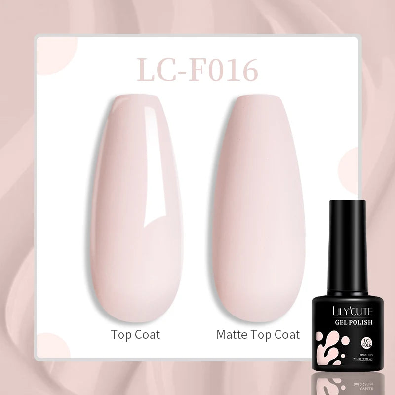 LILYCUTE Pink Purple Color Gel Nail Polish Spring Summer Semi Permanent For Manicure Soak Off Nail Art Gel Varnish - Nextwave Zone
