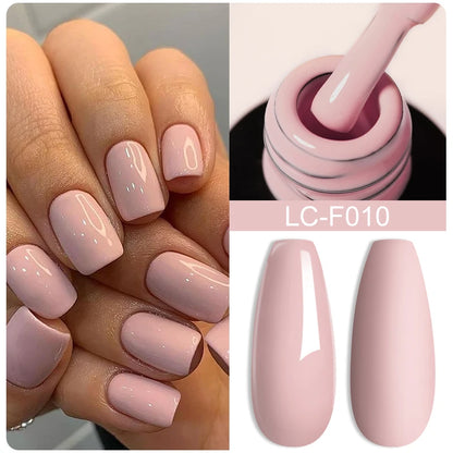 LILYCUTE Pink Purple Color Gel Nail Polish Spring Summer Semi Permanent For Manicure Soak Off Nail Art Gel Varnish - Nextwave Zone