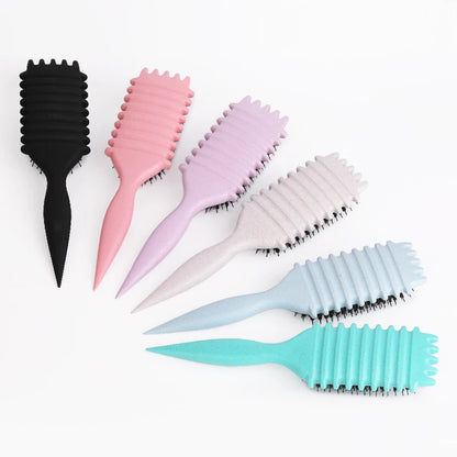 Salon Styling Curly Hair Styling Brush Curl Hair Brush for Combing and Shaping Men's and Women's Curls Reduce Pulling Tools - Nextwave Zone