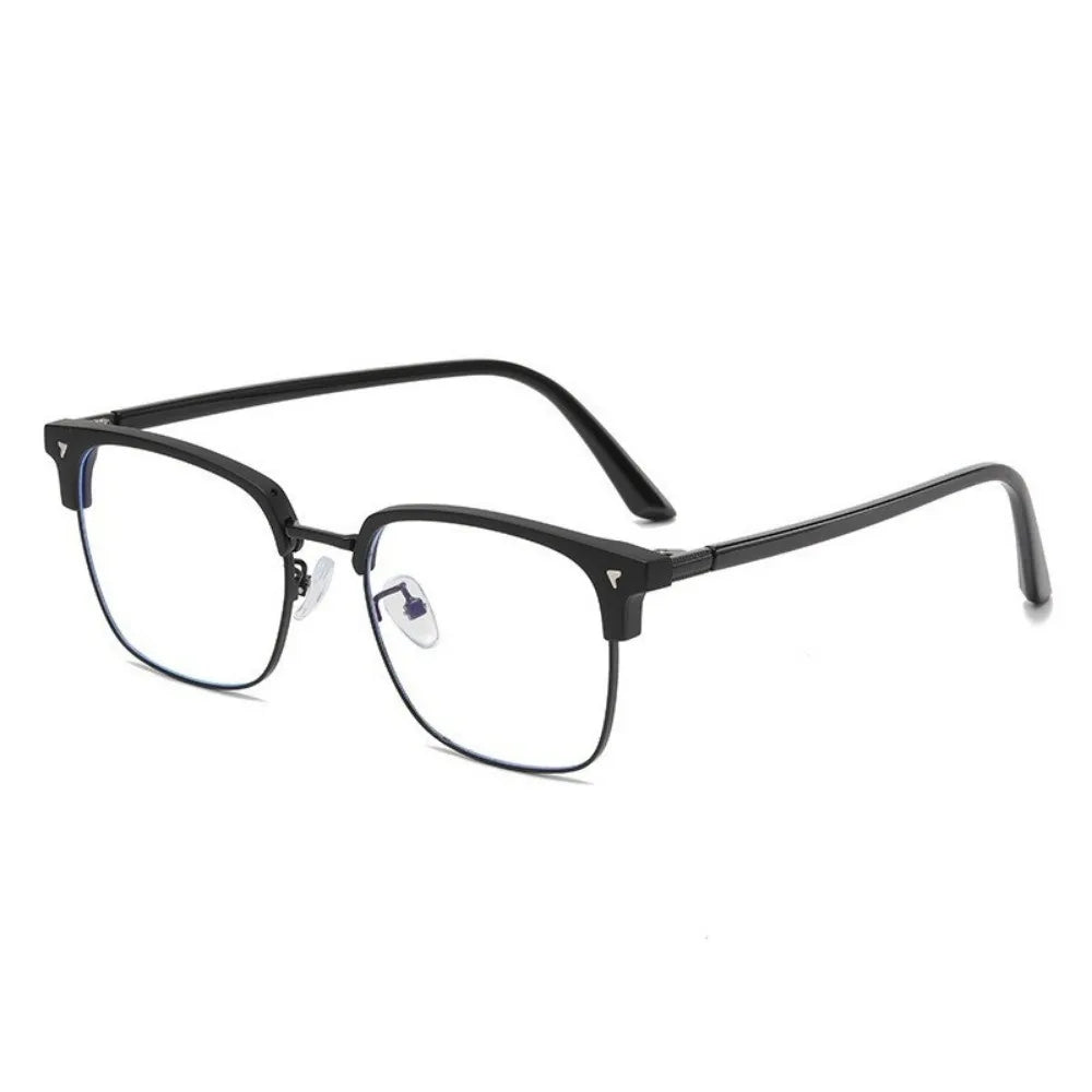 Photochromic Anti Radiation Blue Light Eyeglasses Square Metal Frame Computer Glasses for Women Men Replaceable Lens - Nextwave Zone
