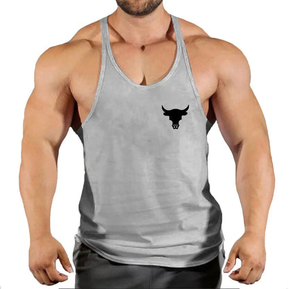 Gym Shirt Gyms Man Workout Bodybuilding Men Sportswear Men's Clothes Tank Top Vest Clothing Muscle Singlet Fitness Undershirt - Nextwave Zone
