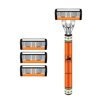 6-Layers Safety Razor Set High Quality Men Razor Sharp Stainless Steel Shaving Changeable Shaver Head Blade ﻿ - Nextwave Zone
