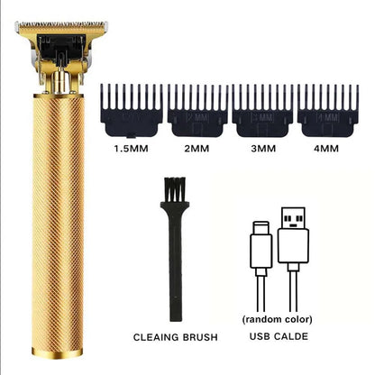 Professional Hair Clipper and Trimmer Set Men Electric Razor Shavers Beard Trimmer Rechargeable Barber Clippers Haircut Kit - Nextwave Zone