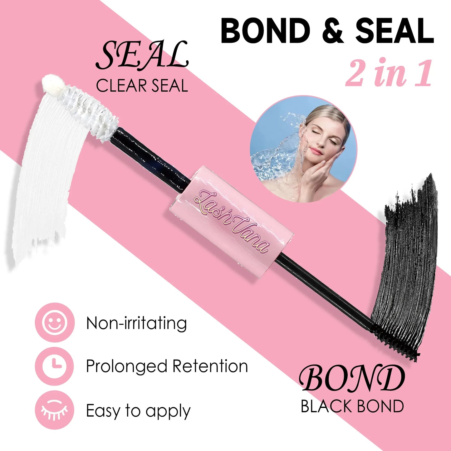 DIY Lashes Extension Kit Eyelashes 200 PCS Clusters Lash Bond and Seal Makeup Tools for Gluing Lashes Gluing Glue Accessories - Nextwave Zone