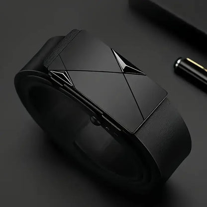 Stylish Men's PU Leather Belt - Fashion Belts for Daily Life, Leisure, Party, Festival, Work, and Business Automatic Buckle - Nextwave Zone