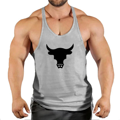 Gym Shirt Gyms Man Workout Bodybuilding Men Sportswear Men's Clothes Tank Top Vest Clothing Muscle Singlet Fitness Undershirt - Nextwave Zone