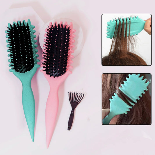 1PCS Curly Hair Definition Styling Brush Wrinkle Removal Hair Brush Entangled Wet Curly Hair Comb Styling Curly Hair Tool - Nextwave Zone