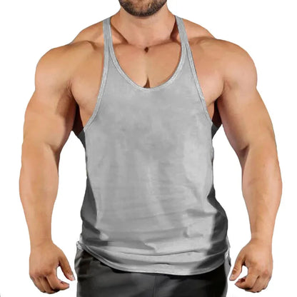Gym Shirt Gyms Man Workout Bodybuilding Men Sportswear Men's Clothes Tank Top Vest Clothing Muscle Singlet Fitness Undershirt - Nextwave Zone