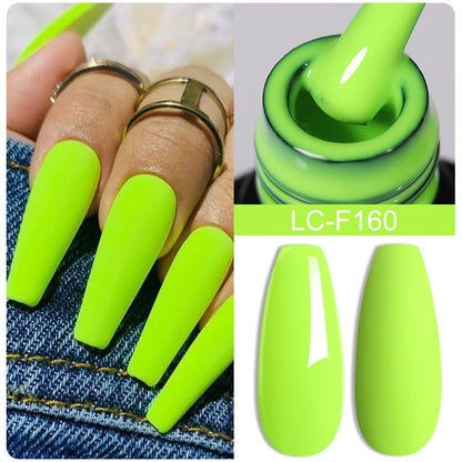 LILYCUTE Pink Purple Color Gel Nail Polish Spring Summer Semi Permanent For Manicure Soak Off Nail Art Gel Varnish - Nextwave Zone