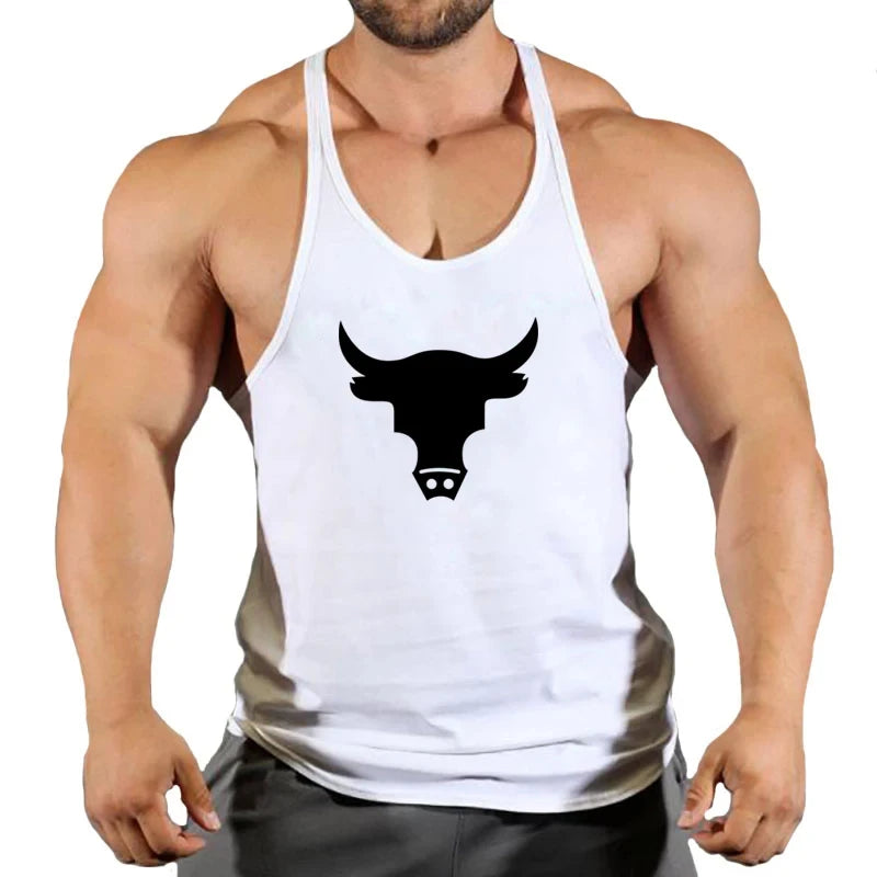 Gym Shirt Gyms Man Workout Bodybuilding Men Sportswear Men's Clothes Tank Top Vest Clothing Muscle Singlet Fitness Undershirt - Nextwave Zone