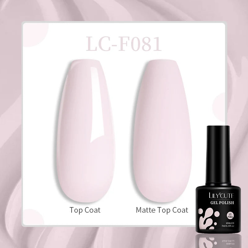 LILYCUTE Pink Purple Color Gel Nail Polish Spring Summer Semi Permanent For Manicure Soak Off Nail Art Gel Varnish - Nextwave Zone