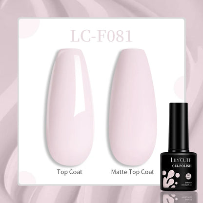 LILYCUTE Pink Purple Color Gel Nail Polish Spring Summer Semi Permanent For Manicure Soak Off Nail Art Gel Varnish - Nextwave Zone