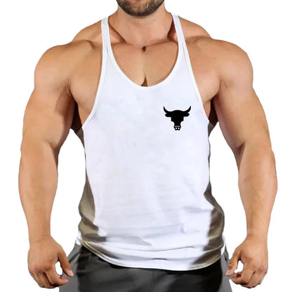 Gym Shirt Gyms Man Workout Bodybuilding Men Sportswear Men's Clothes Tank Top Vest Clothing Muscle Singlet Fitness Undershirt - Nextwave Zone