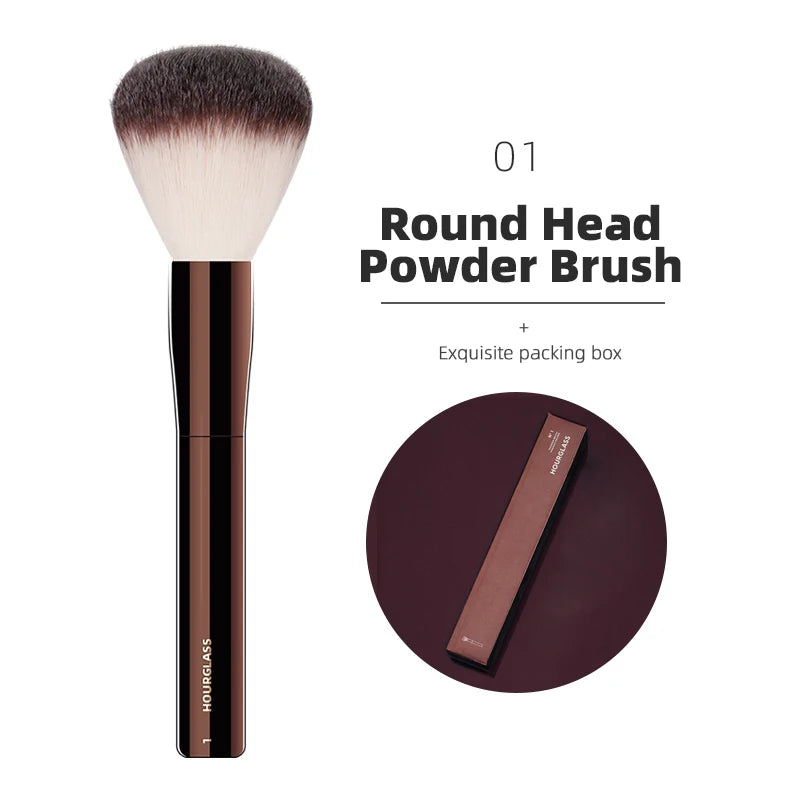 Hourglass Makeup Brushes Powder Foundation Concealer Blusher Bronzer Eye Shadow Eyebrow Eyeliner Sculpting Brush - Nextwave Zone