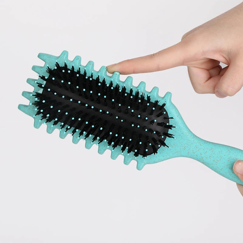 Salon Styling Curly Hair Styling Brush Curl Hair Brush for Combing and Shaping Men's and Women's Curls Reduce Pulling Tools - Nextwave Zone